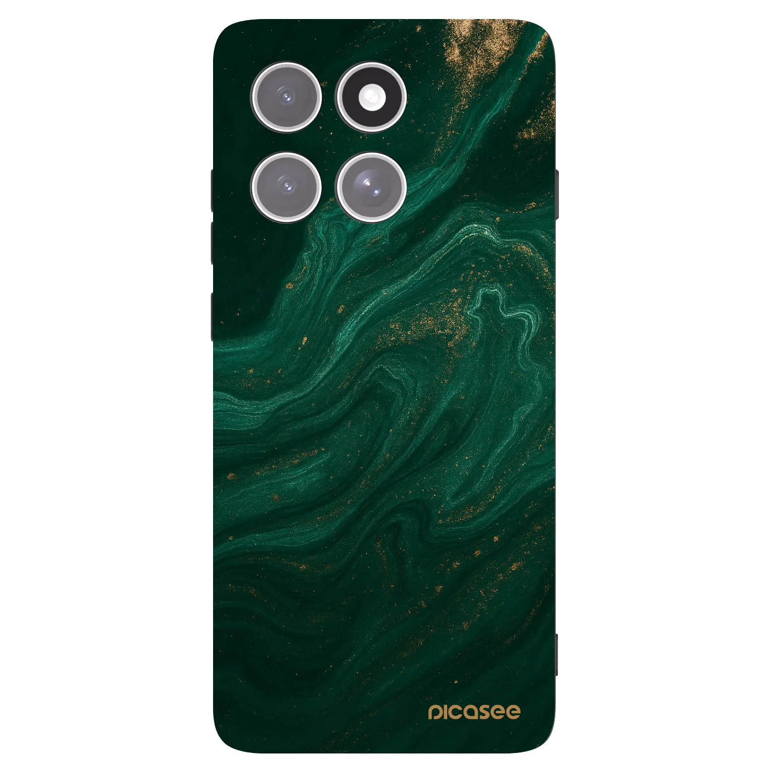 Picasee silikónový čierny obal pre Motorola Edge 60 Pro - Green