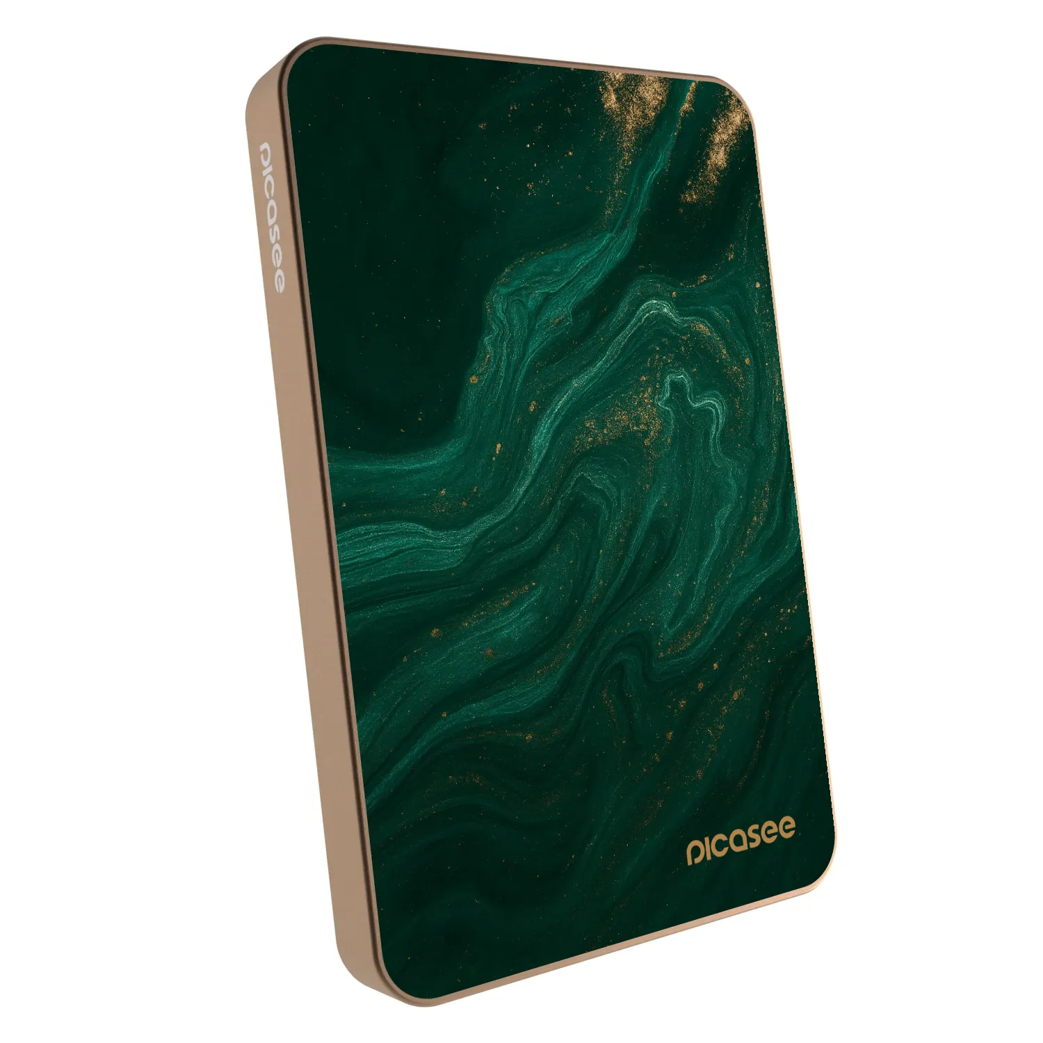 Picasee Powerbanka s MagSafe 5 000 mAh Zlatá - Green