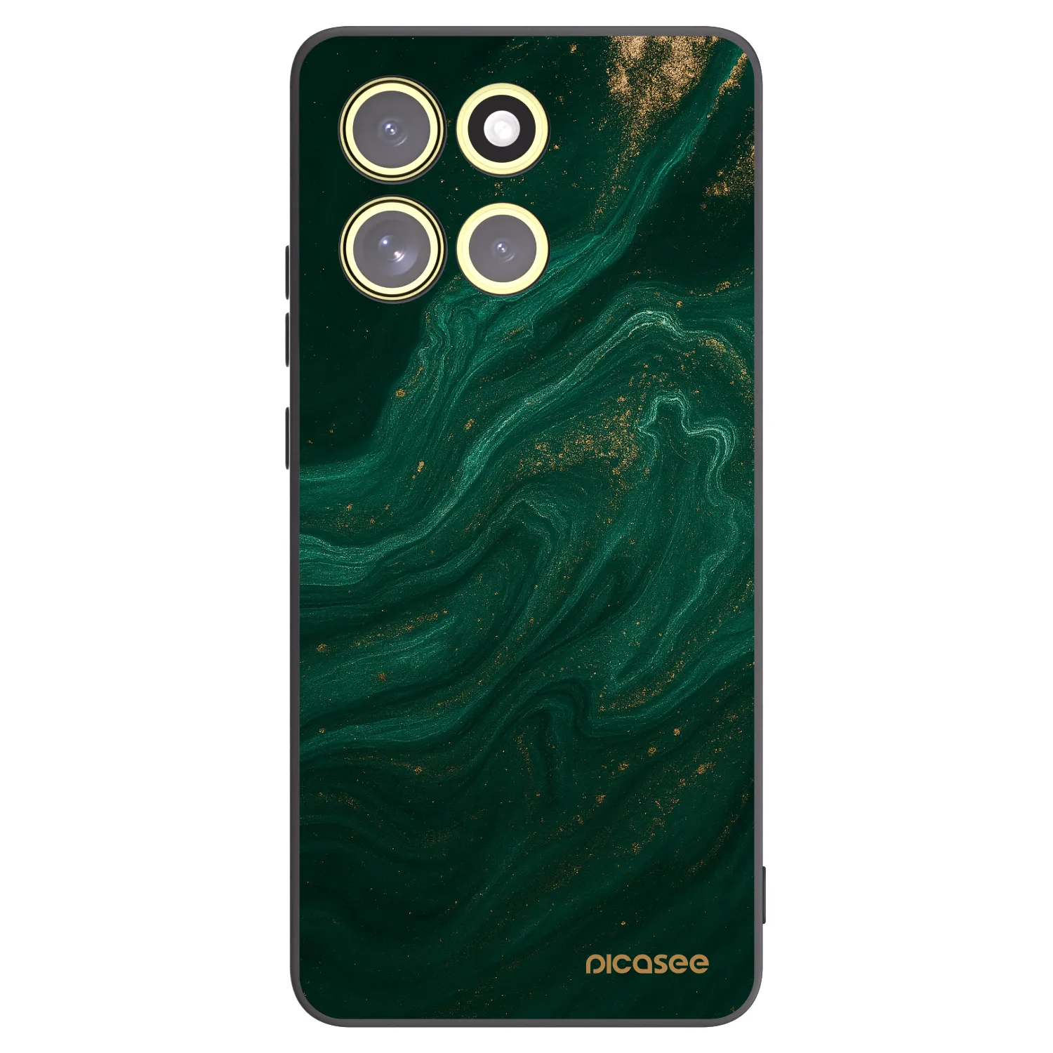 Picasee silikónový čierny obal pre Motorola Moto G86 5G - Green