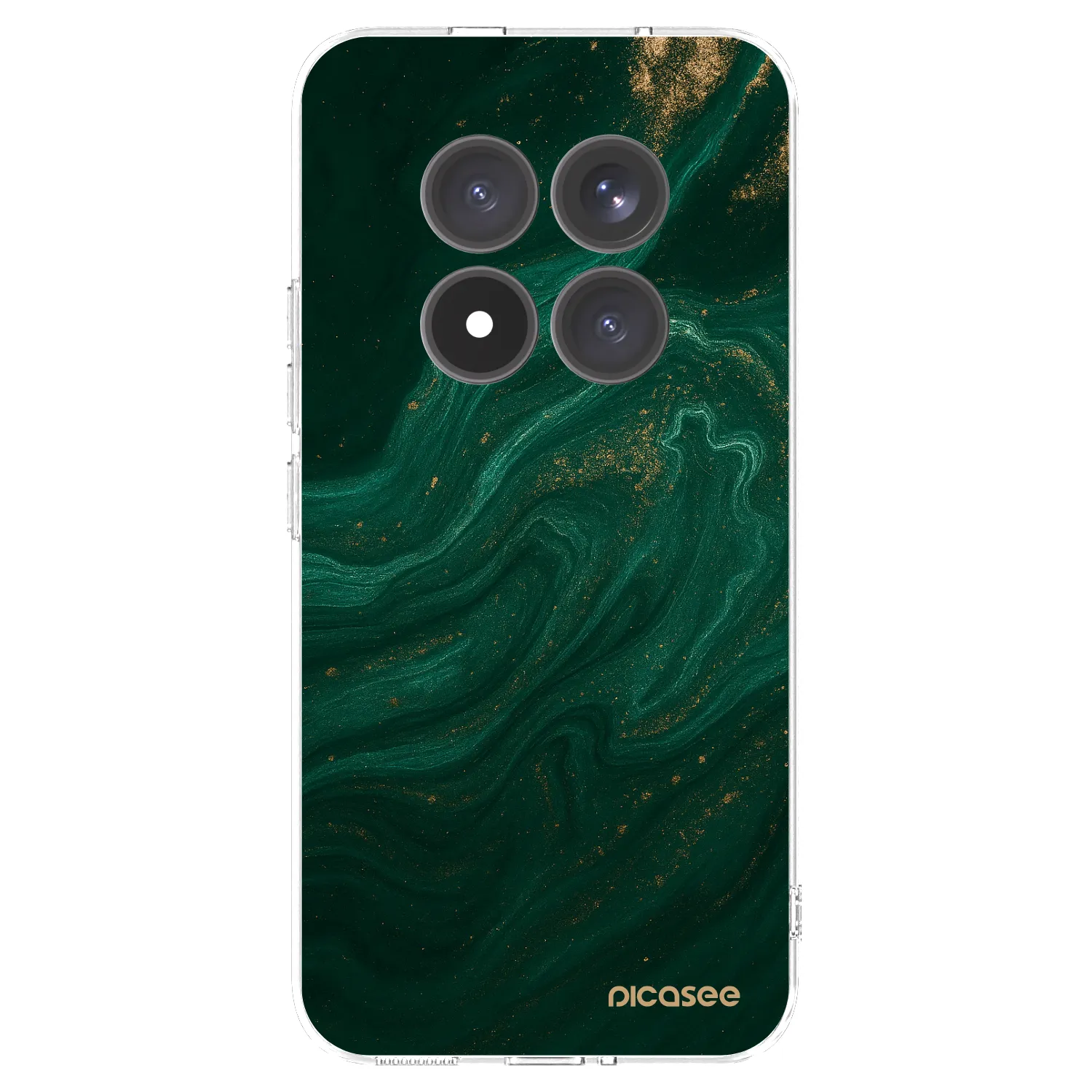 Silikónový prehľadný obal pre Xiaomi Redmi Note 15 Pro+ - Green