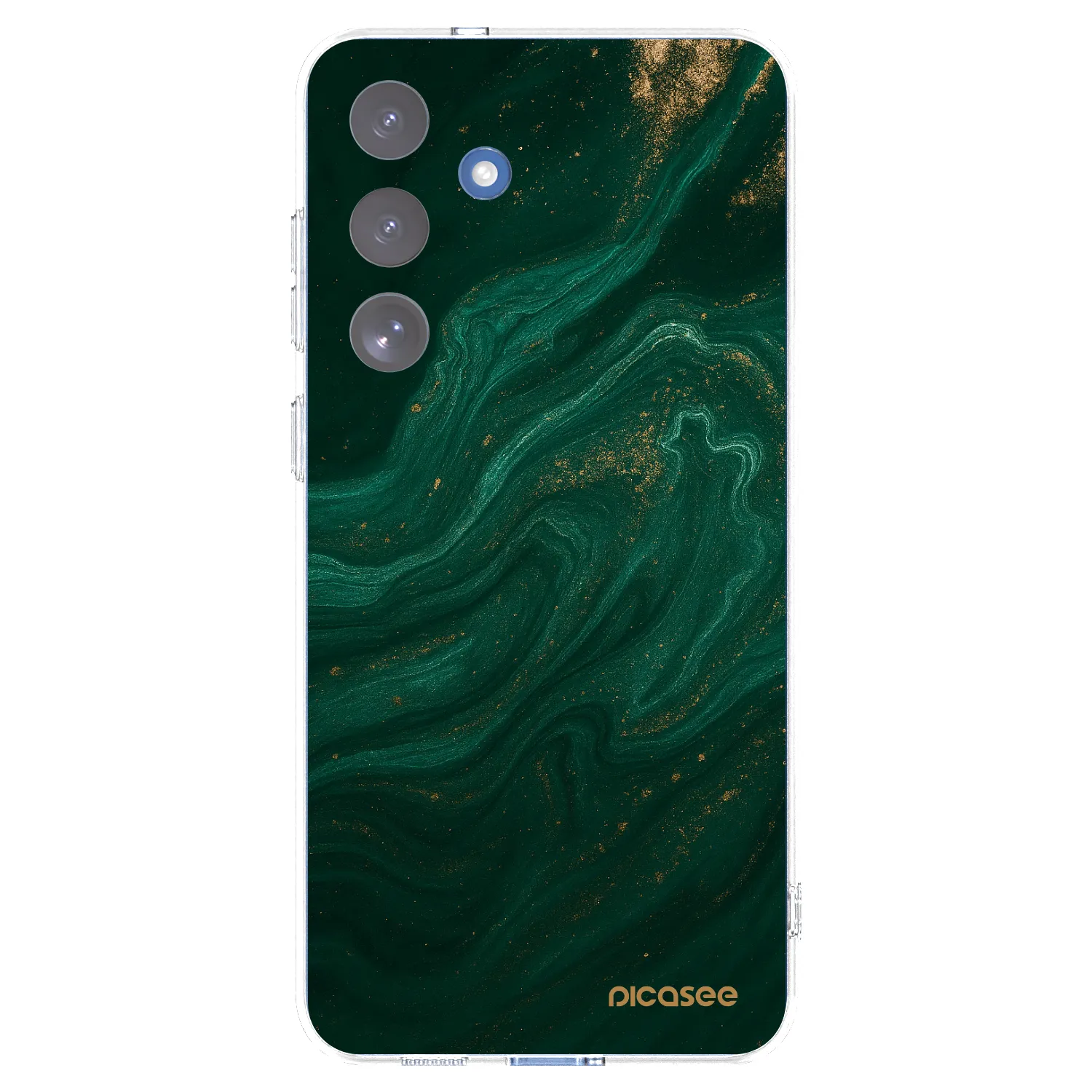 Picasee silikónový prehľadný obal pre Samsung Galaxy S25 FE 5G - Green