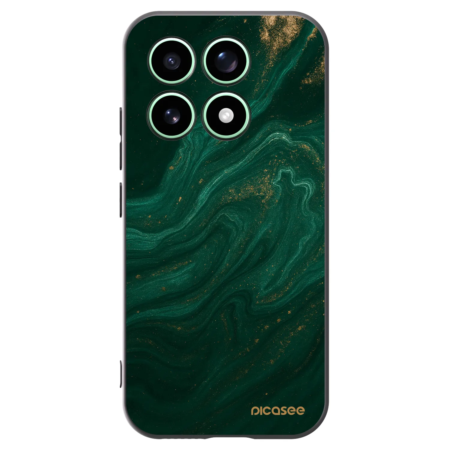 Picasee silikónový čierny obal pre Xiaomi 17 - Green