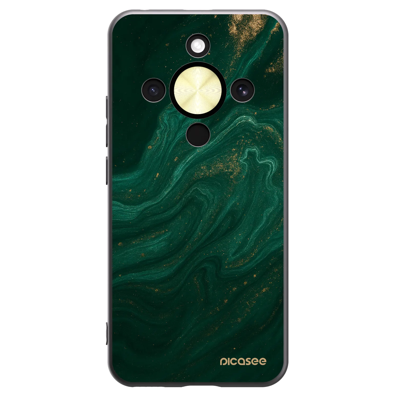Picasee silikónový čierny obal pre Honor Magic8 Lite 5G - Green