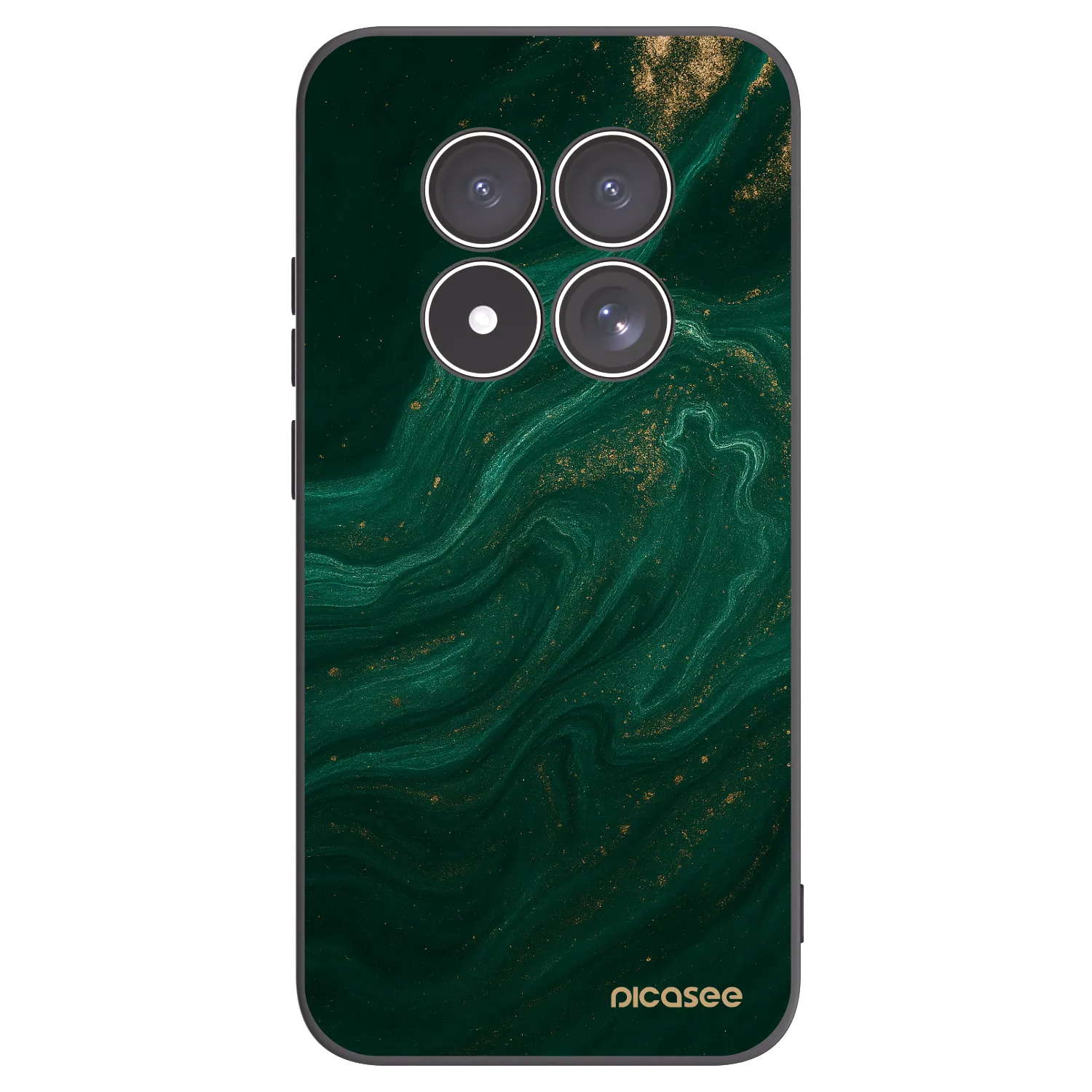 Picasee silikónový čierny obal pre Xiaomi Redmi Note 15 Pro 5G - Green