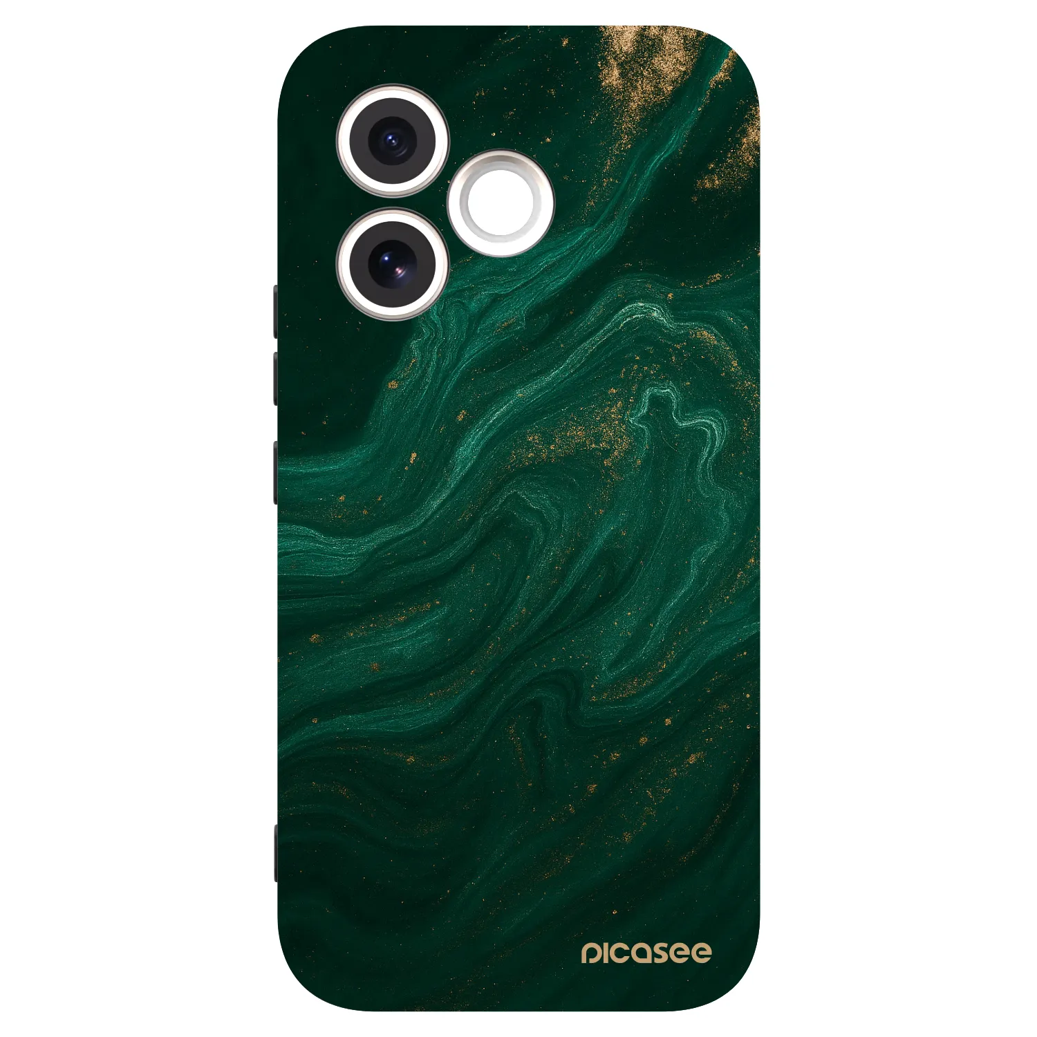 Picasee silikónový čierny obal pre Honor 600 Lite - Green