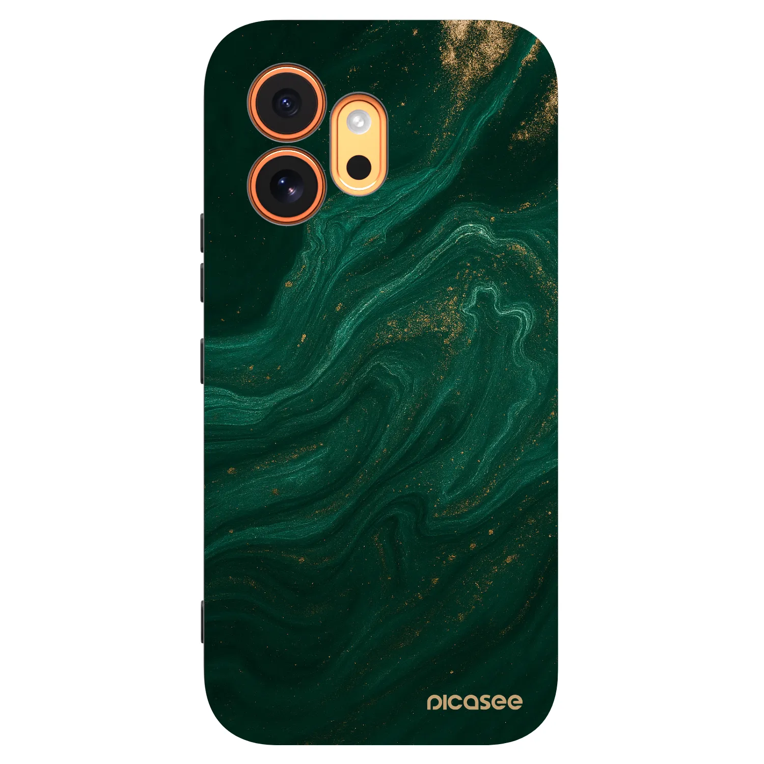 Picasee silikónový čierny obal pre Honor 600 - Green