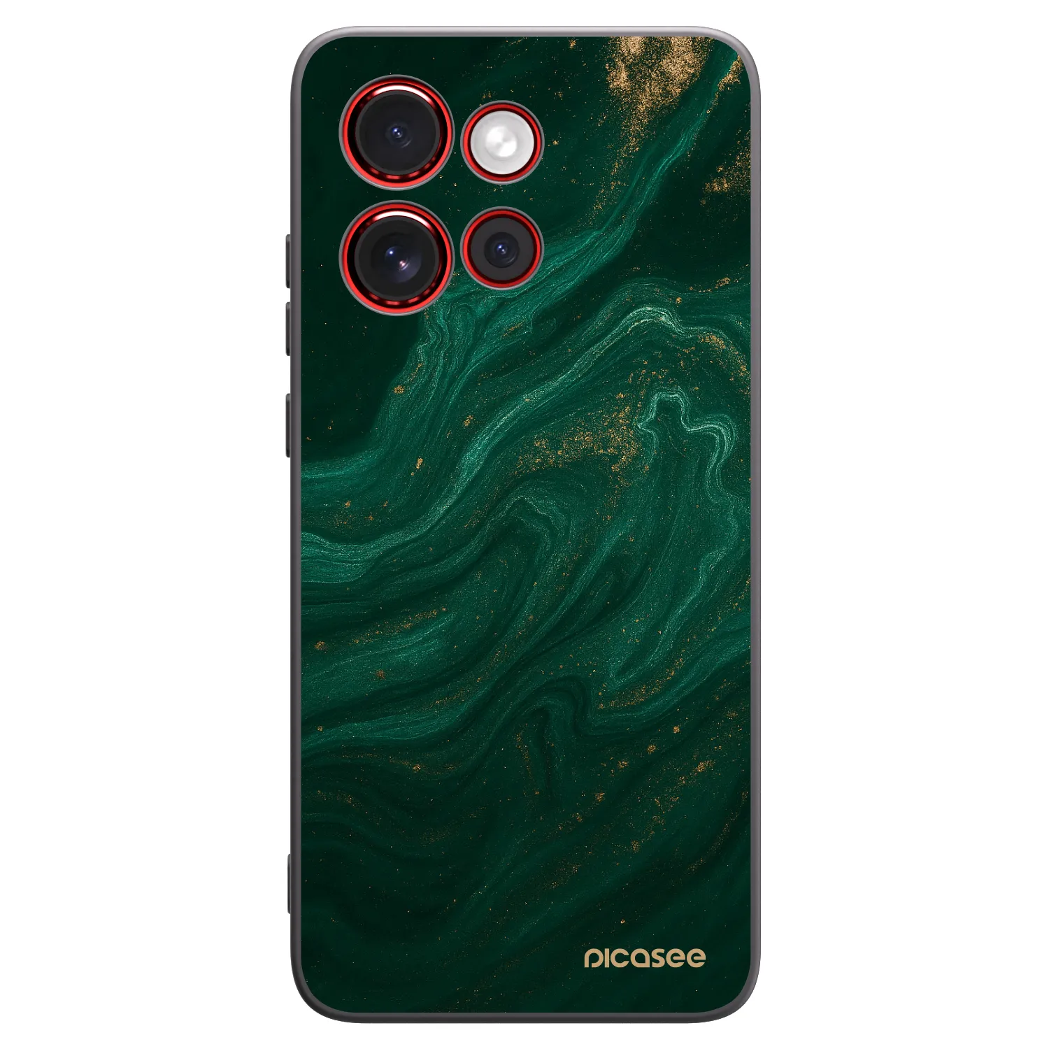 Picasee silikónový čierny obal pre Motorola Edge 60 Neo 5G - Green