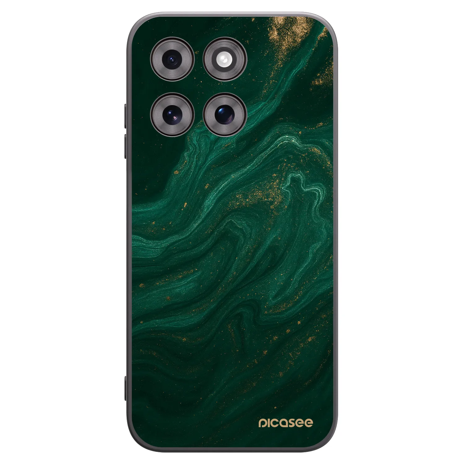 Picasee silikónový čierny obal pre Motorola Moto G77 - Green