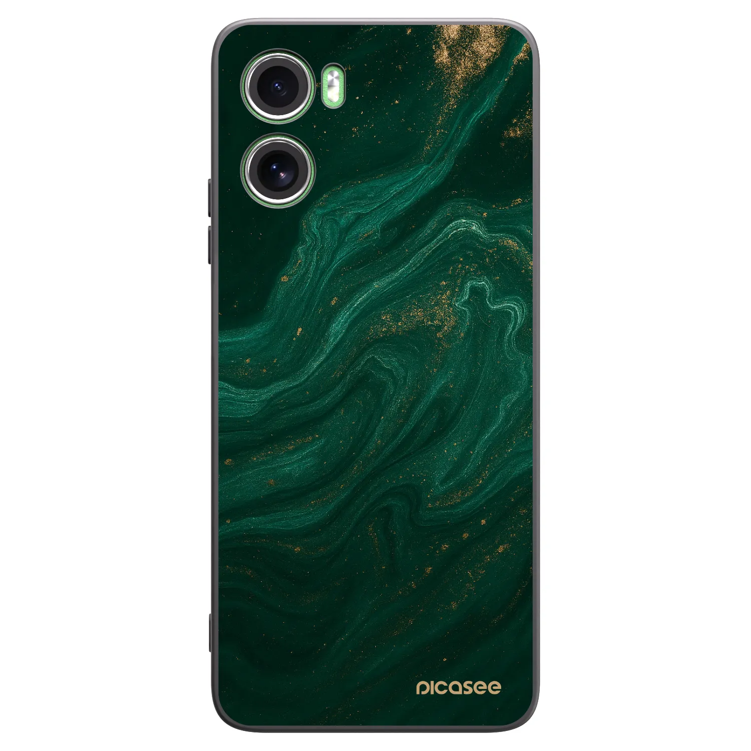 Picasee silikónový čierny obal pre Motorola Moto G06 - Green