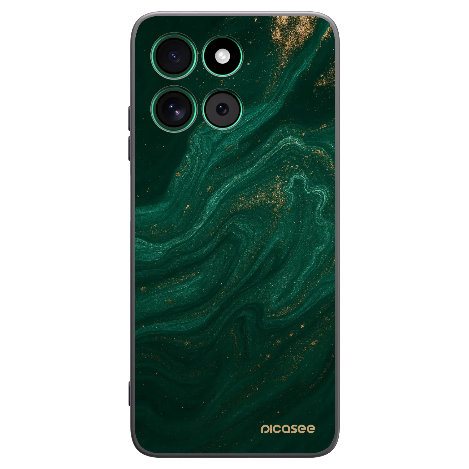 Picasee silikónový čierny obal pre Motorola Moto G57 Power - Green