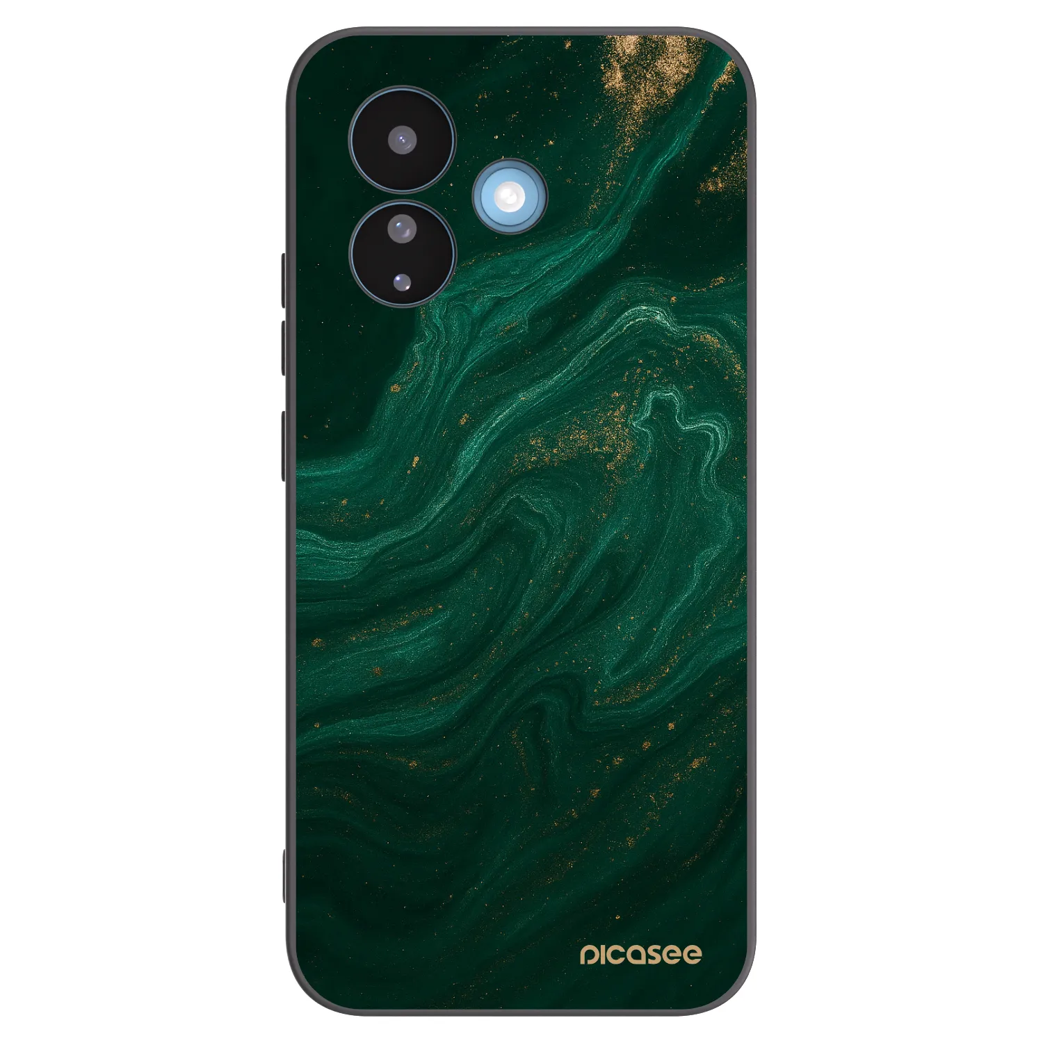 Picasee silikónový čierny obal pre Xiaomi Redmi Note 17 Pro 5G - Green