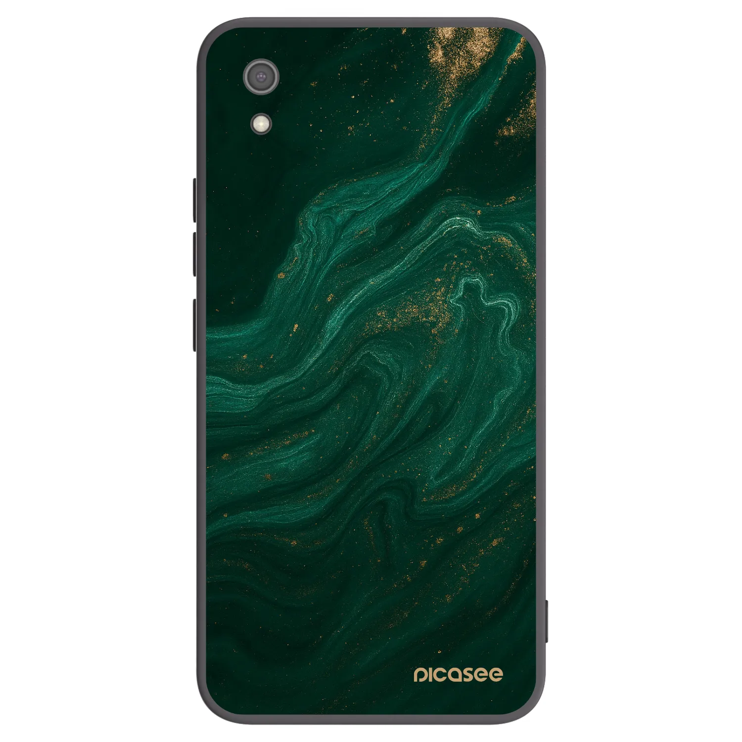 Picasee silikónový čierny obal pre Xiaomi Redmi 7A - Green