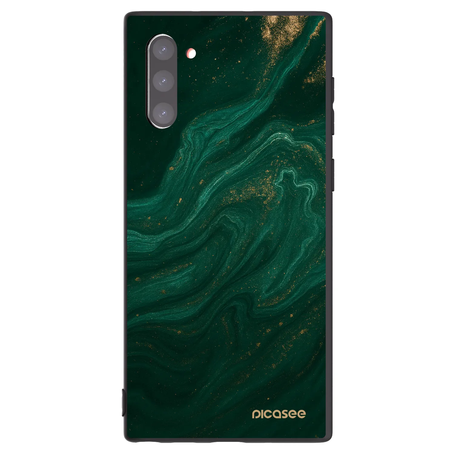 Picasee silikónový čierny obal pre Samsung Galaxy Note 10 N970F - Green