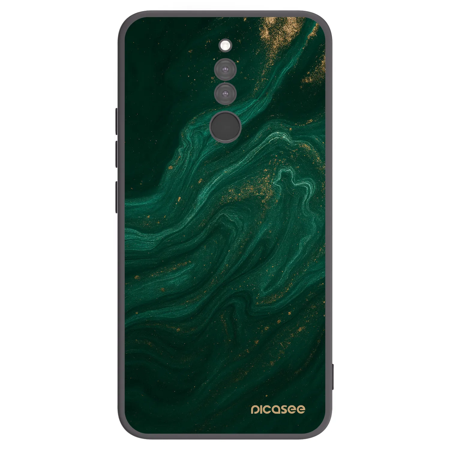 Picasee silikónový čierny obal pre Xiaomi Redmi 8 - Green