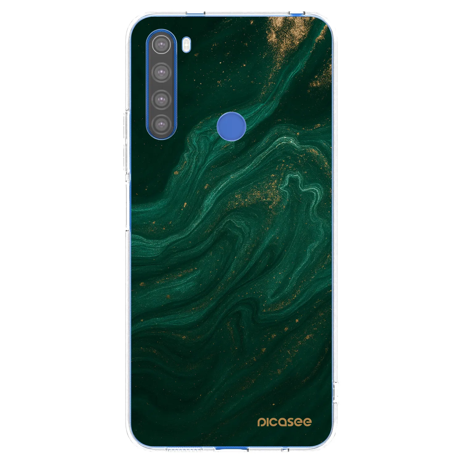 Silikónový prehľadný obal pre Xiaomi Redmi Note 8T - Green