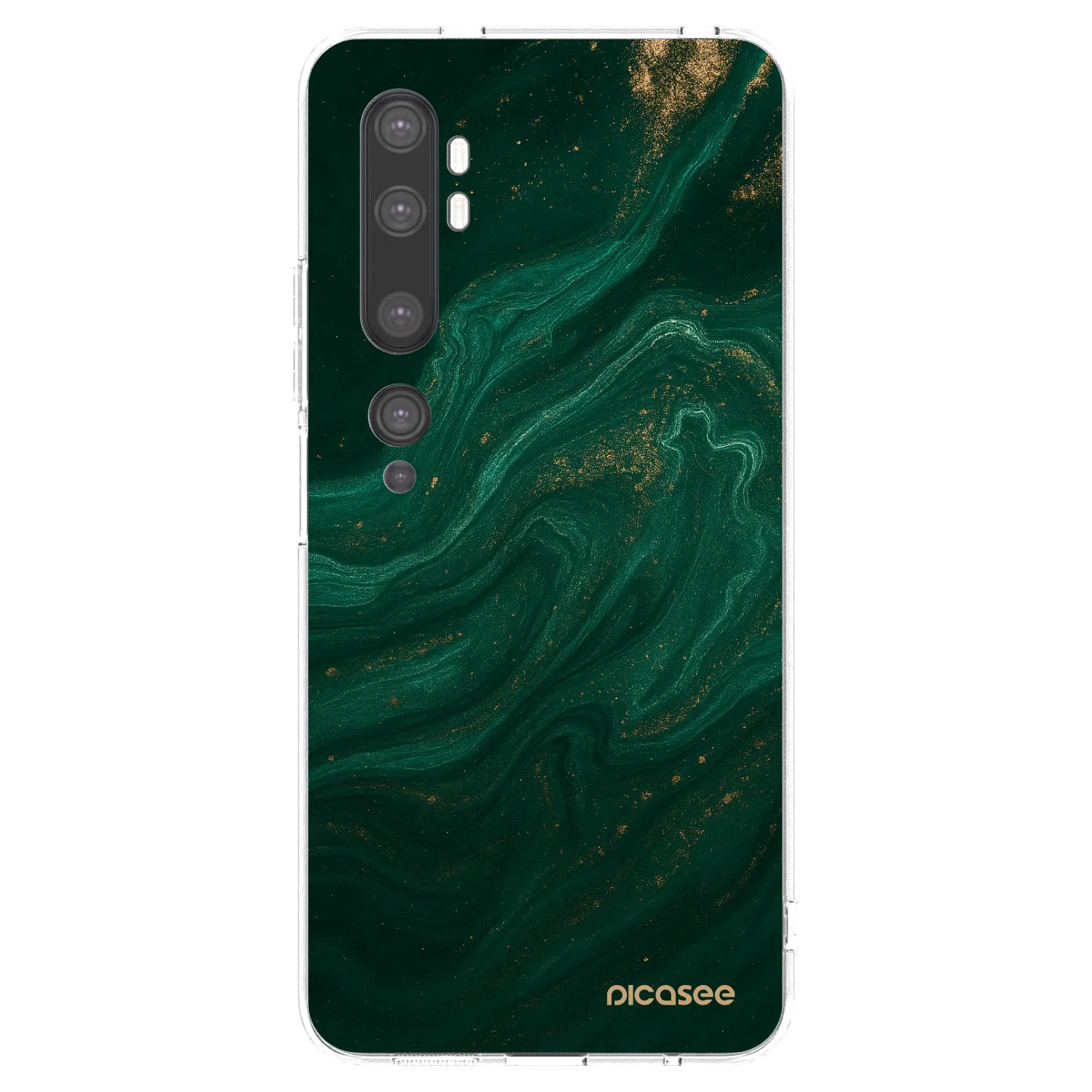 Silikónový prehľadný obal pre Xiaomi Mi Note 10 (Pro) - Green