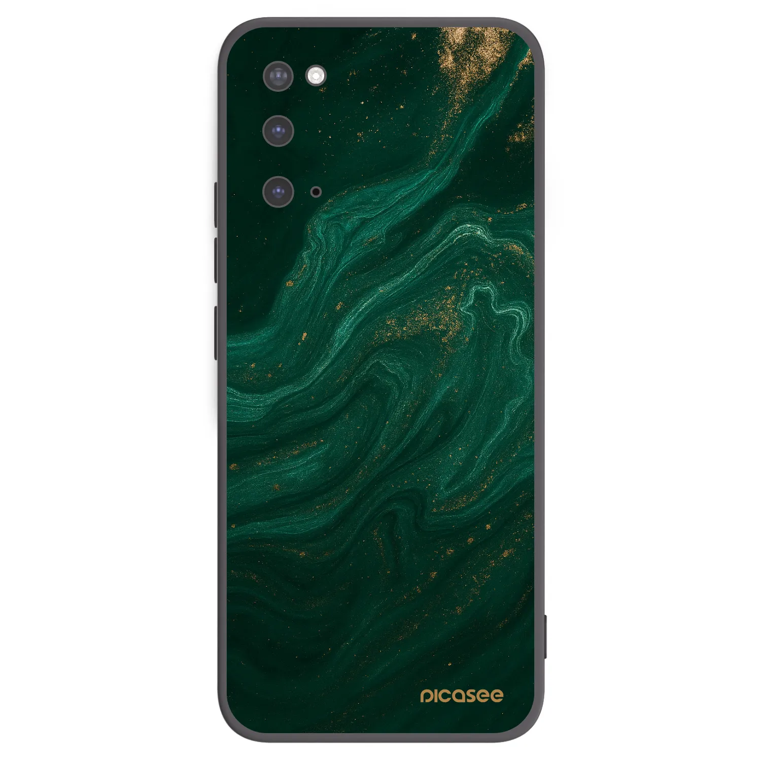 Picasee silikónový čierny obal pre Samsung Galaxy S20 G980F - Green
