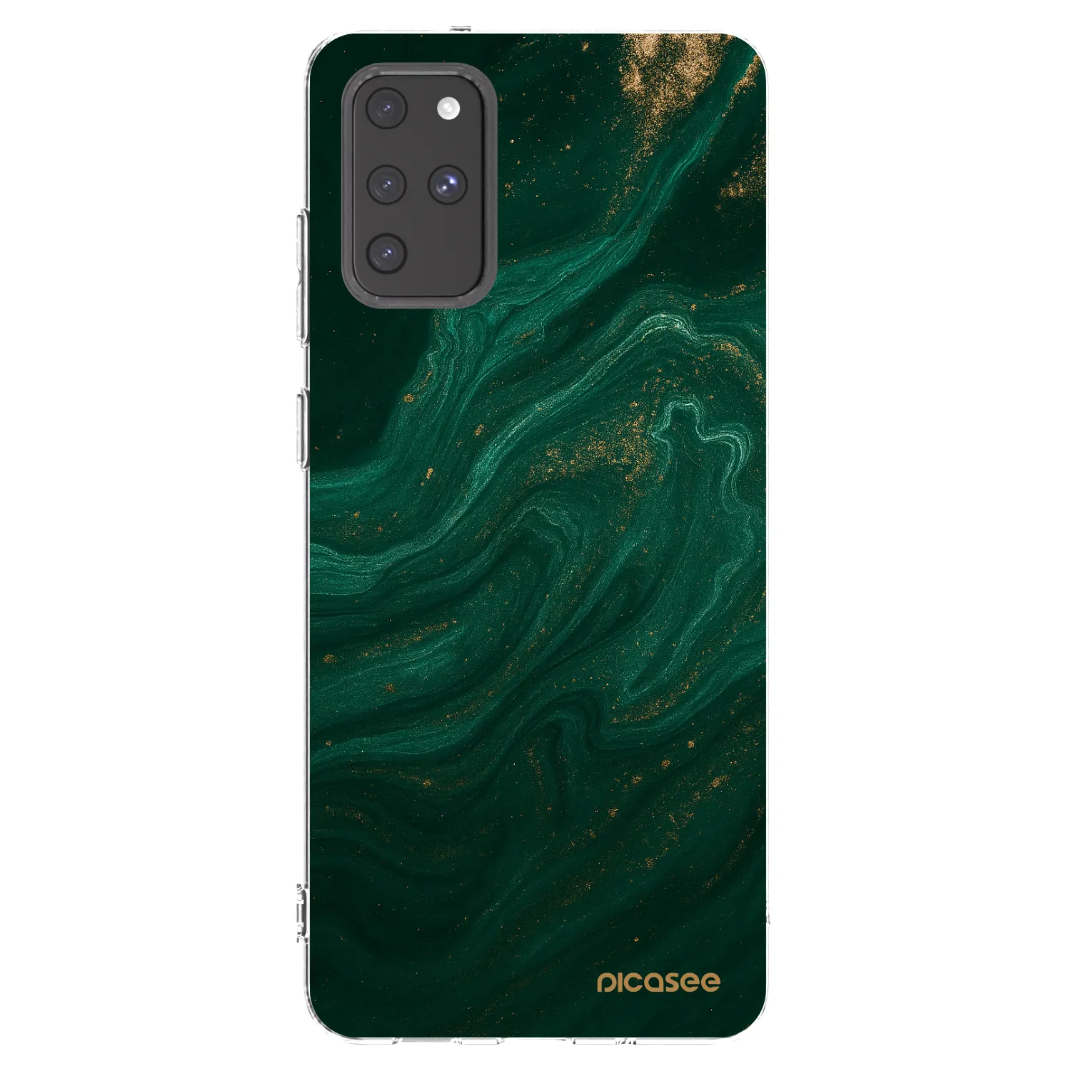 Picasee silikónový prehľadný obal pre Samsung Galaxy S20+ G985F - Green
