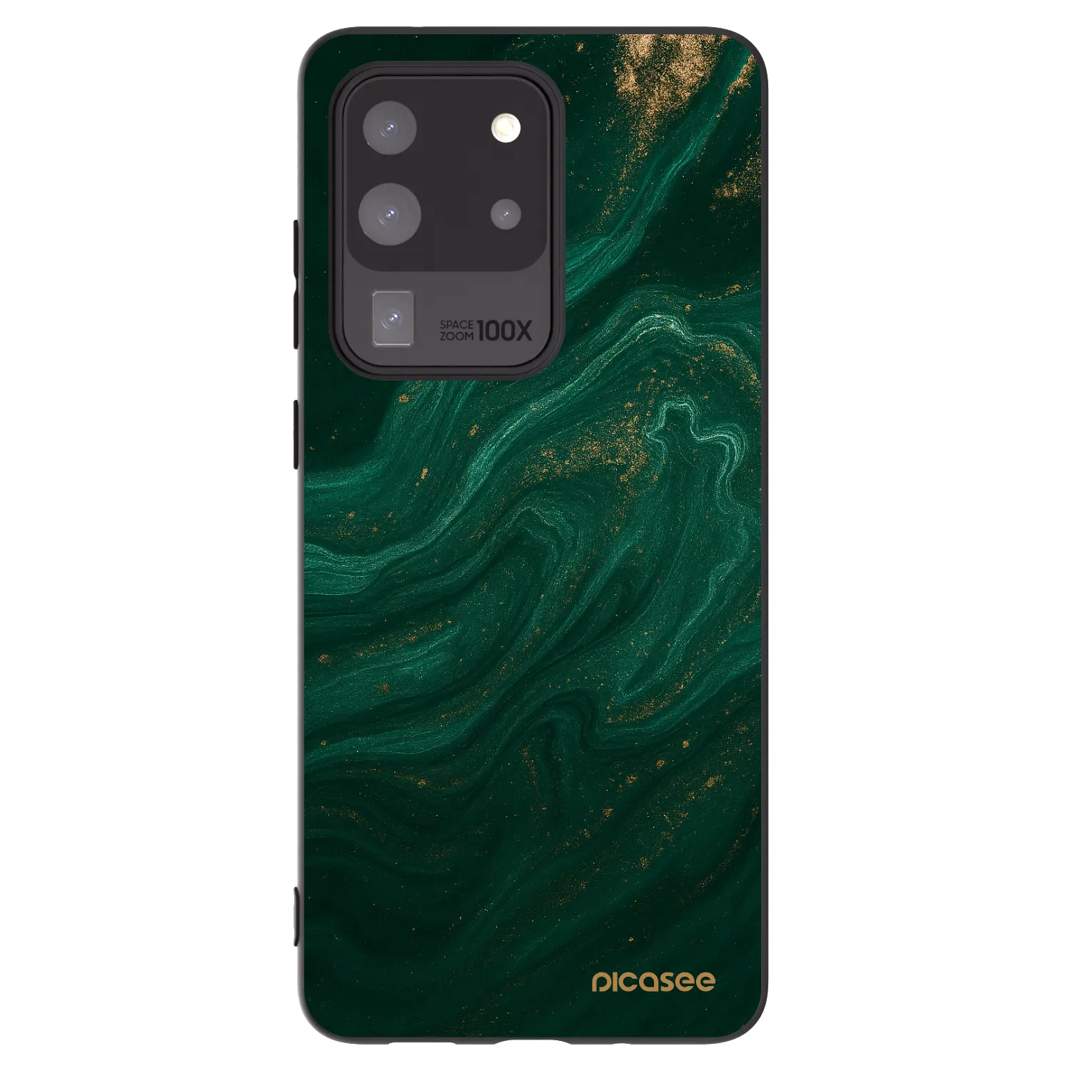 Picasee silikónový čierny obal pre Samsung Galaxy S20 Ultra 5G G988F - Green