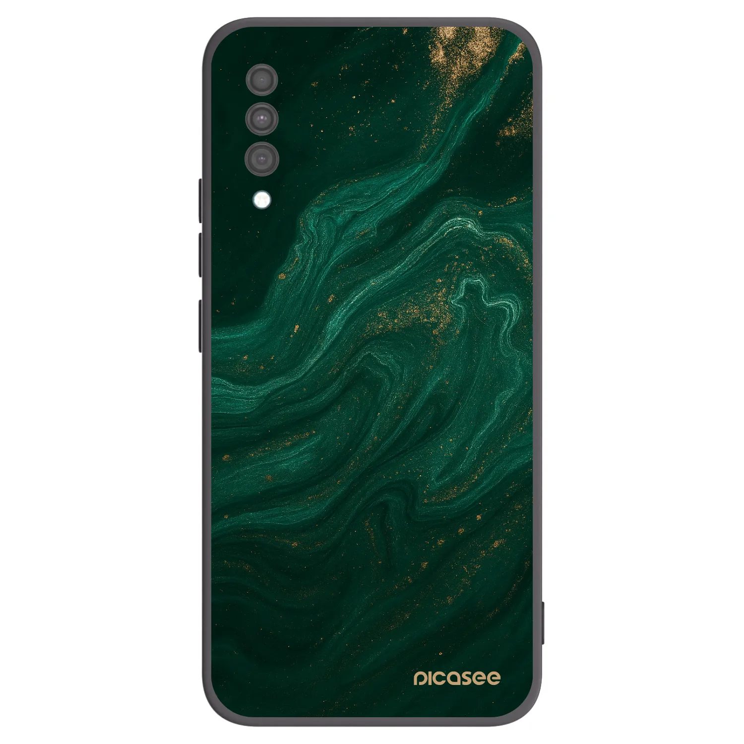 Picasee silikónový čierny obal pre Samsung Galaxy A30s A307F - Green