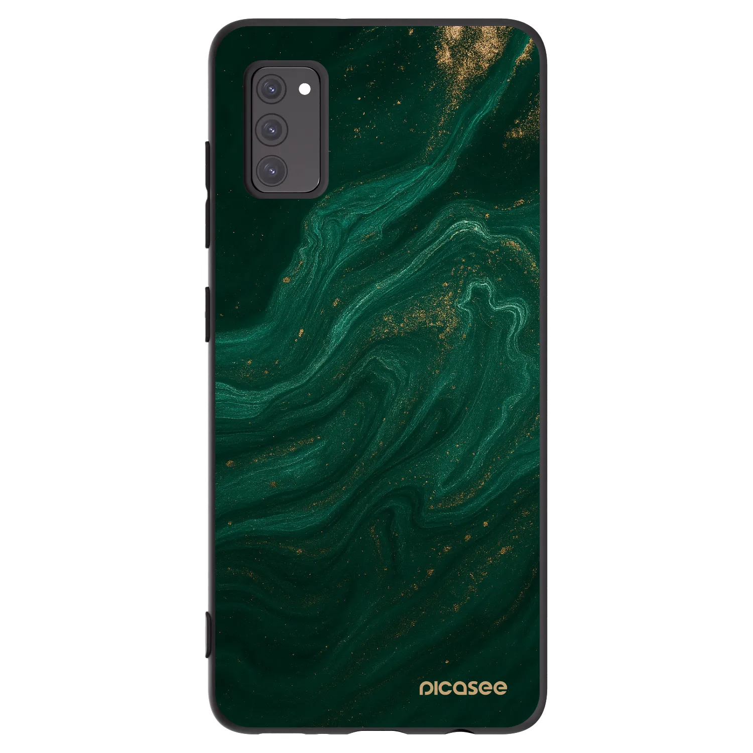 Picasee silikónový čierny obal pre Samsung Galaxy A41 A415F - Green