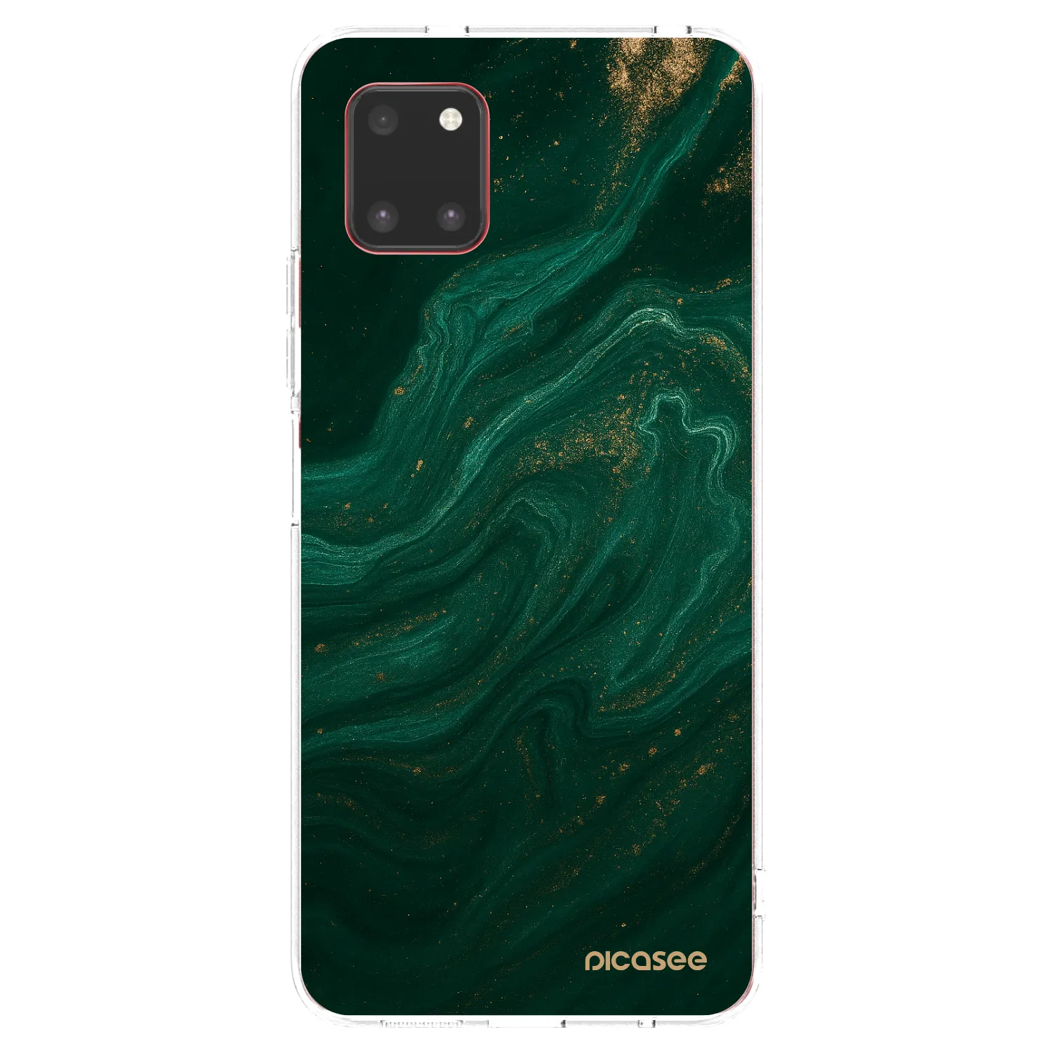 Picasee silikónový prehľadný obal pre Samsung Galaxy Note 10 Lite N770F - Green