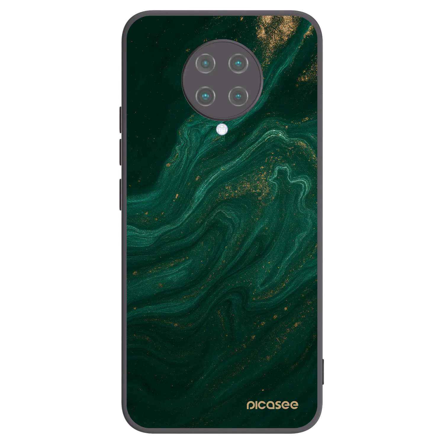 Picasee silikónový čierny obal pre Xiaomi Poco F2 Pro - Green