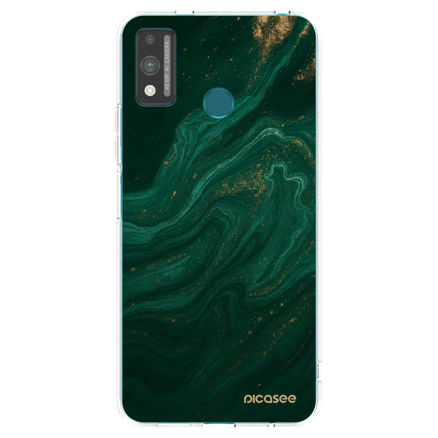 Silikónový prehľadný obal pre Honor 9X Lite - Green