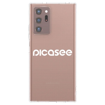 Picasee silikónový prehľadný obal pre Samsung Galaxy Note 20 Ultra - Picasee - new logo - white
