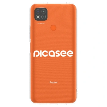 Picasee silikónový prehľadný obal pre Xiaomi Redmi 9C - Picasee - new logo - white