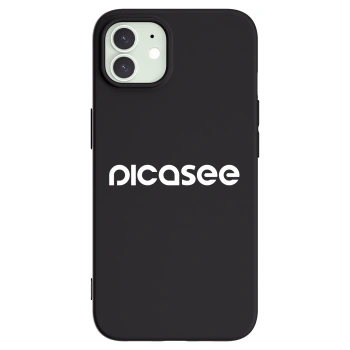 Picasee silikónový čierny obal pre Apple iPhone 12 - Picasee - new logo - white
