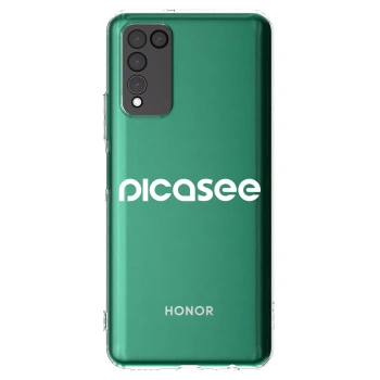 Picasee silikónový prehľadný obal pre Honor 10X Lite - Picasee - new logo - white