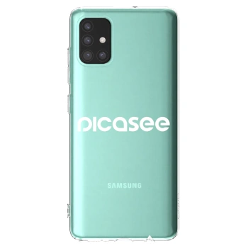 Picasee silikónový prehľadný obal pre Samsung Galaxy M51 M515F - Picasee - new logo - white