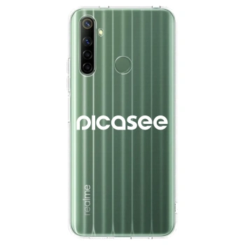 Picasee silikónový prehľadný obal pre Realme 6i - Picasee - new logo - white
