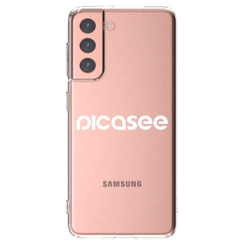 Picasee silikónový prehľadný obal pre Samsung Galaxy S21 5G G991B - Picasee - new logo - white