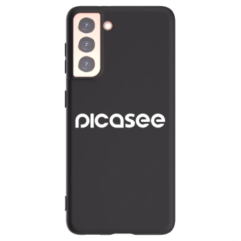 Picasee silikónový čierny obal pre Samsung Galaxy S21 5G G991B - Picasee - new logo - white