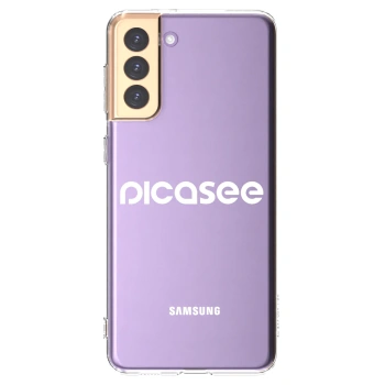 Picasee silikónový prehľadný obal pre Samsung Galaxy S21+ 5G G996F - Picasee - new logo - white