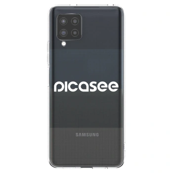 Picasee silikónový prehľadný obal pre Samsung Galaxy A42 A426B - Picasee - new logo - white