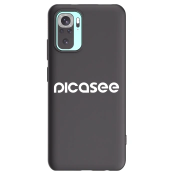 Picasee silikónový čierny obal pre Xiaomi Redmi Note 10 Pro - Picasee - new logo - white