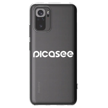Picasee silikónový prehľadný obal pre Xiaomi Redmi Note 10S - Picasee - new logo - white