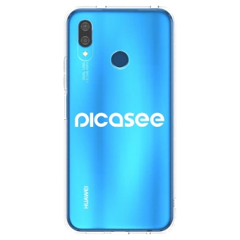 Picasee silikónový prehľadný obal pre Huawei P20 Lite - Picasee - new logo - white