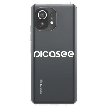 Picasee silikónový prehľadný obal pre Xiaomi Mi 11 - Picasee - new logo - white
