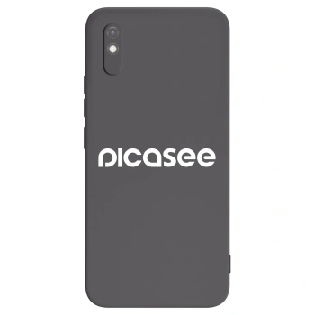 Picasee silikónový čierny obal pre Xiaomi Redmi 9AT - Picasee - new logo - white