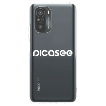 Picasee silikónový prehľadný obal pre Xiaomi Poco F3 - Picasee - new logo - white
