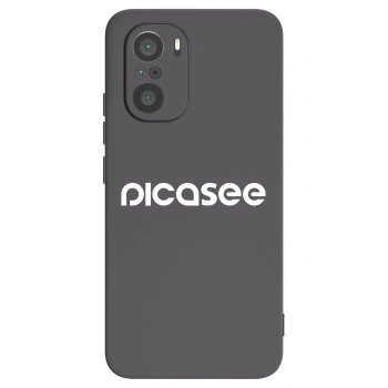 Picasee silikónový čierny obal pre Xiaomi Poco F3 - Picasee - new logo - white