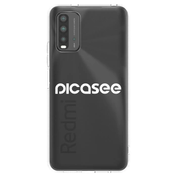 Picasee silikónový prehľadný obal pre Xiaomi Redmi 9T - Picasee - new logo - white