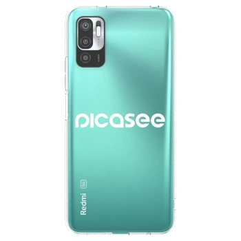 Picasee silikónový prehľadný obal pre Xiaomi Redmi Note 10 5G - Picasee - new logo - white