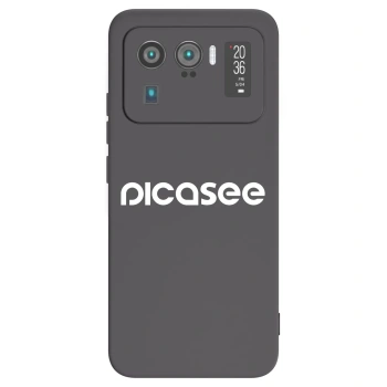 Picasee silikónový čierny obal pre Xiaomi Mi 11 Ultra - Picasee - new logo - white