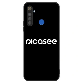 Obal pre Realme 5 - Picasee - new logo - white