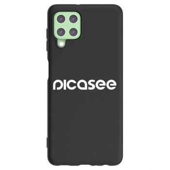 Picasee silikónový čierny obal pre Samsung Galaxy A22 A225F 4G - Picasee - new logo - white